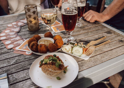 Bockbierintroductie Bistro de Zoete Inval hapjes